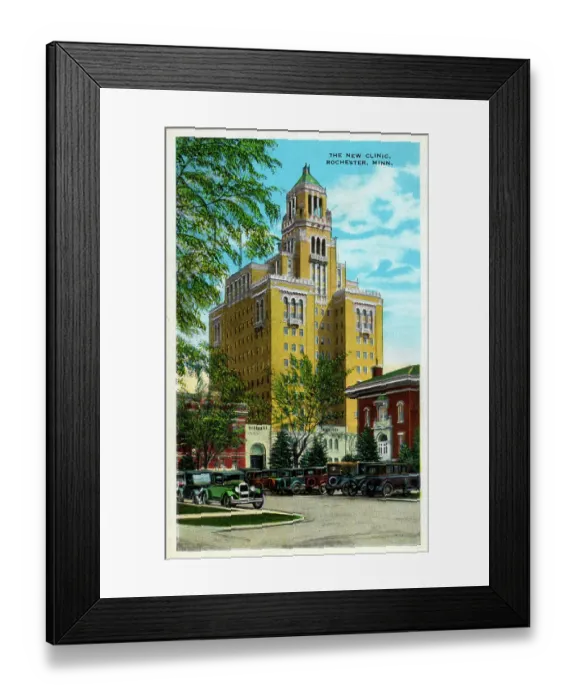 Framed Print : The New Clinic - Rochester, Minnesota, USA Framed Print : The New Clinic - Rochester, Minnesota, USA