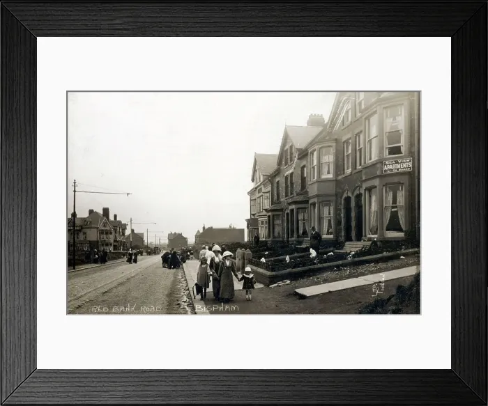 Framed Print : Red Bank Road, Bispham, Lancashire Framed Print : Red Bank Road, Bispham, Lancashire