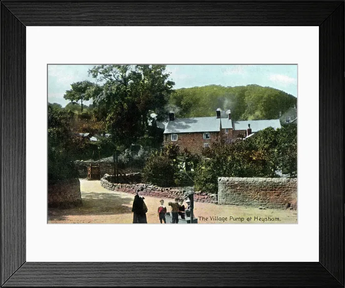 Framed Print : The Village Pump at Heysham, Lancashire Framed Print : The Village Pump at Heysham, Lancashire