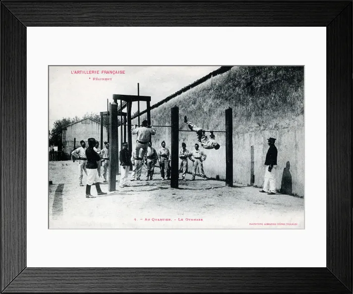 Framed Print : French Artillery Regiment in Training Framed Print : French Artillery Regiment in Training
