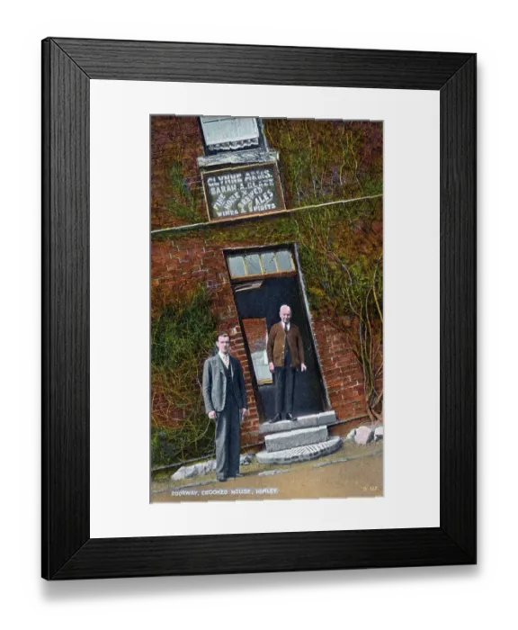 Framed Print : The Crooked House, Himley, Staffordshire - Doorway Framed Print : The Crooked House, Himley, Staffordshire - Doorway