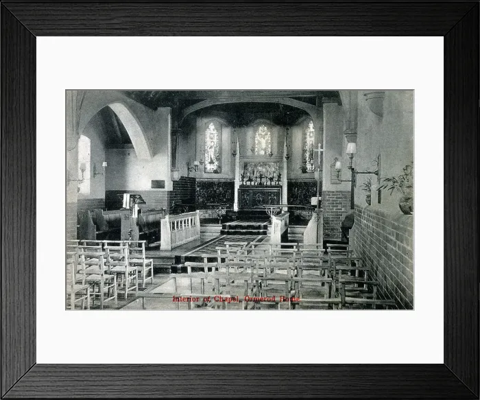 Framed Print : Chapel interior - Ormerod Children's Convalescent Home Framed Print : Chapel interior - Ormerod Children's Convalescent Home