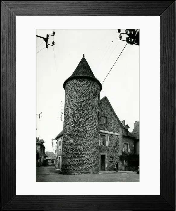 Framed Print : Post Office at Pleaux, Cantal, France Framed Print : Post Office at Pleaux, Cantal, France