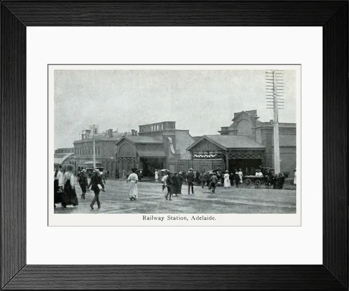 Framed Print : Adelaide, Australia - The Railway Station Framed Print : Adelaide, Australia - The Railway Station