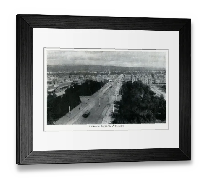 Framed Print : Adelaide, Australia - Victoria Square Framed Print : Adelaide, Australia - Victoria Square
