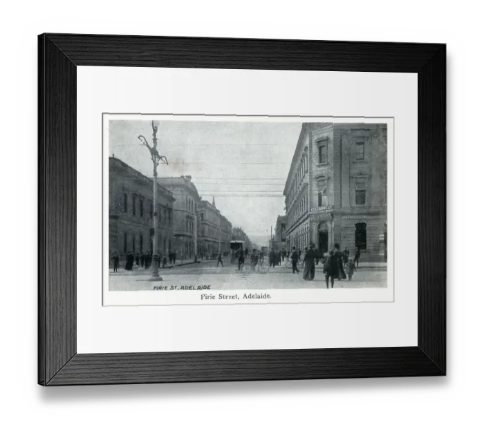 Framed Print : Adelaide, Australia - Pirie Street Framed Print : Adelaide, Australia - Pirie Street