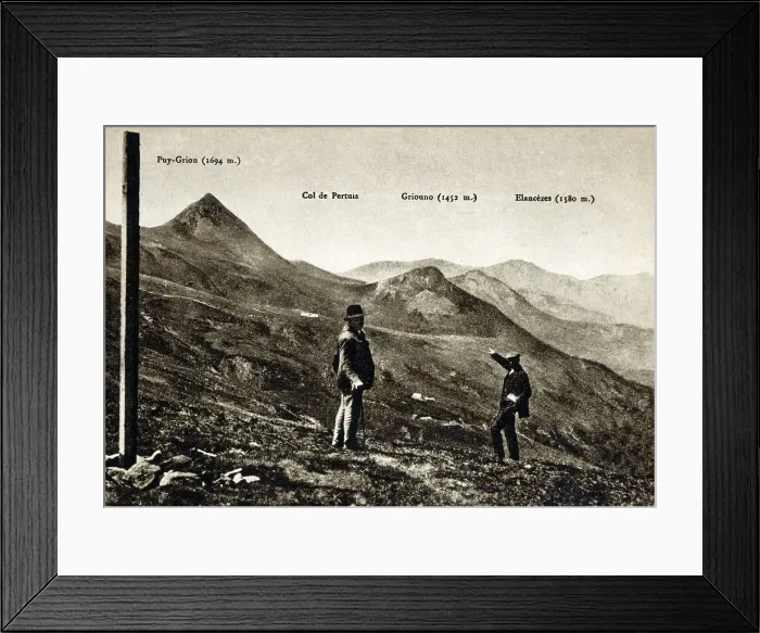 Framed Print : Le Cantal Pittoresque - France Framed Print : Le Cantal Pittoresque - France