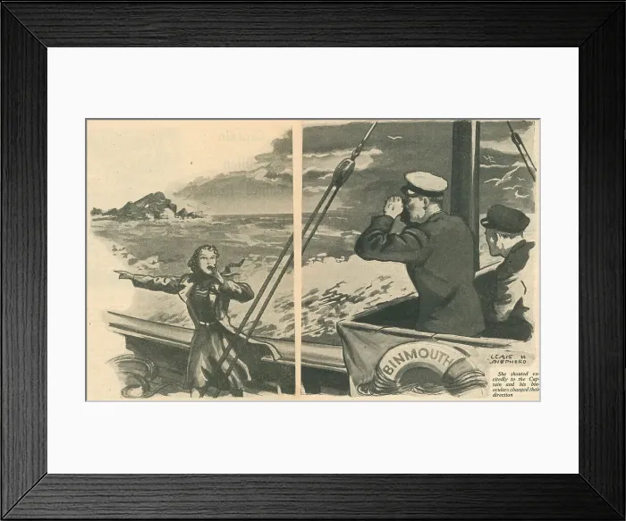 Framed Print : WW2 - Captain Cullen Comes Home Framed Print : WW2 - Captain Cullen Comes Home
