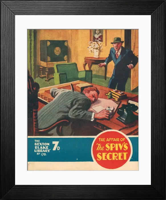 Framed Print : The Affair Of The Spiv's Secret Framed Print : The Affair Of The Spiv's Secret