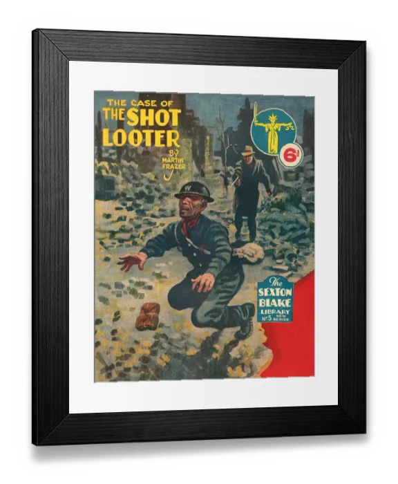Framed Print : The Case Of The Shot Looter Framed Print : The Case Of The Shot Looter