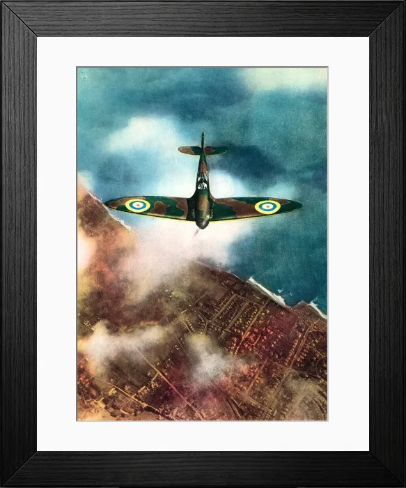 Framed Print : WW2 - Vickers Supermarine Spitfire Framed Print : WW2 - Vickers Supermarine Spitfire