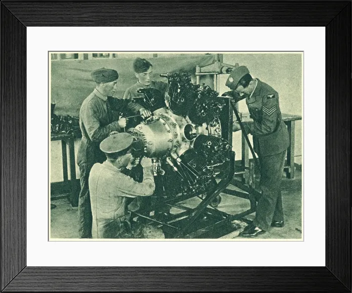 Framed Print : WW2 - Panther Aero Engine Framed Print : WW2 - Panther Aero Engine