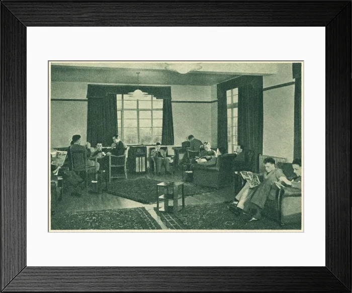 Framed Print : WW2 - R. A. F. Ante-Room Framed Print : WW2 - R. A. F. Ante-Room