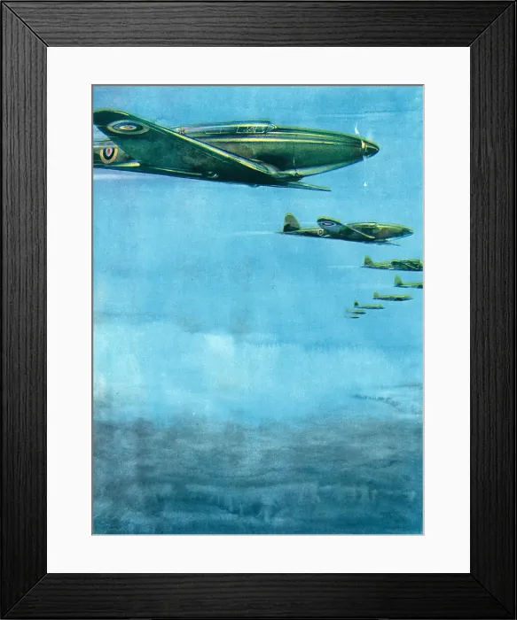 Framed Print : WW2 - Fairey Battles In Formation Framed Print : WW2 - Fairey Battles In Formation