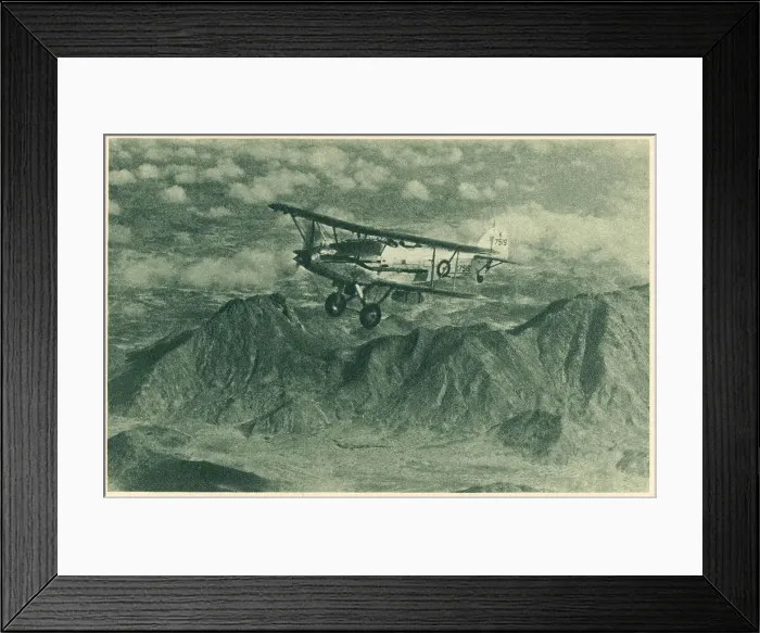 Framed Print : WW2 - Flying Over Palestine-Transjordan Frontier Framed Print : WW2 - Flying Over Palestine-Transjordan Frontier