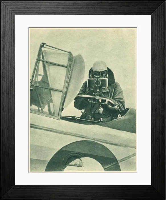 Framed Print : WW2 - R. A. F. Machine Gun Practice Framed Print : WW2 - R. A. F. Machine Gun Practice