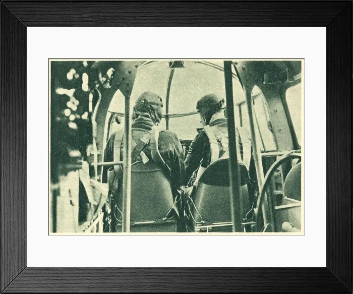 Framed Print : WW2 - Airspeed Dual Control Instructional Machine Framed Print : WW2 - Airspeed Dual Control Instructional Machine