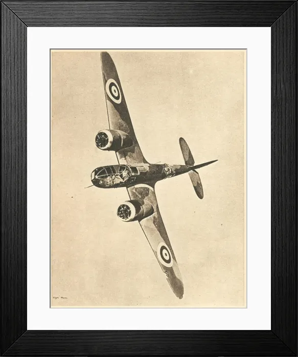 Framed Print : WW2 - Bristol Blenheim Bomber Framed Print : WW2 - Bristol Blenheim Bomber
