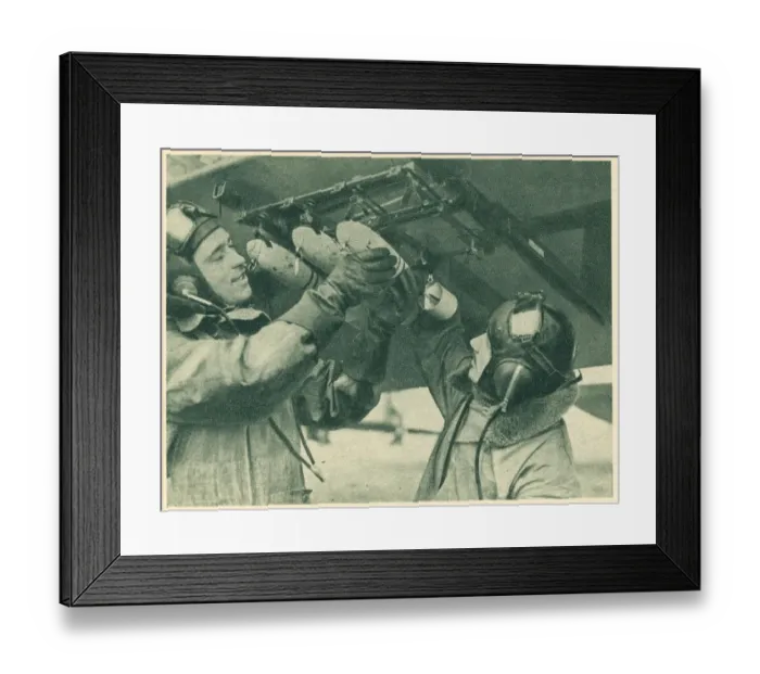 Framed Print : WW2 - Receiving Bombing Training Framed Print : WW2 - Receiving Bombing Training