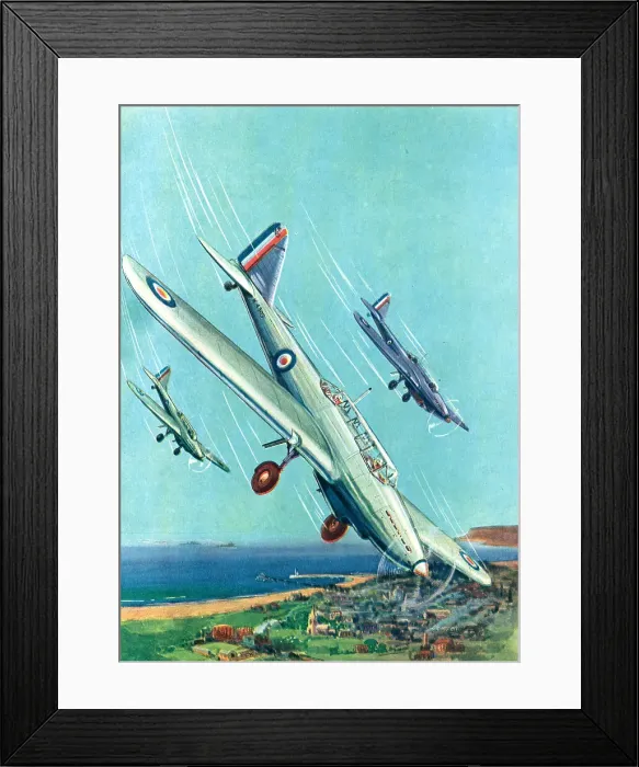 Framed Print : WW2 - Fairey Battles Swooping Down Framed Print : WW2 - Fairey Battles Swooping Down