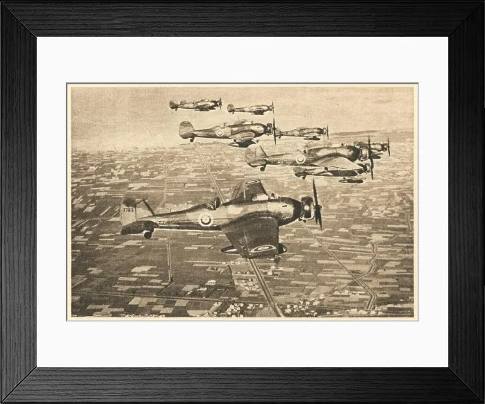 Framed Print : WW2 - Wellesley Bombers Over Suez Framed Print : WW2 - Wellesley Bombers Over Suez