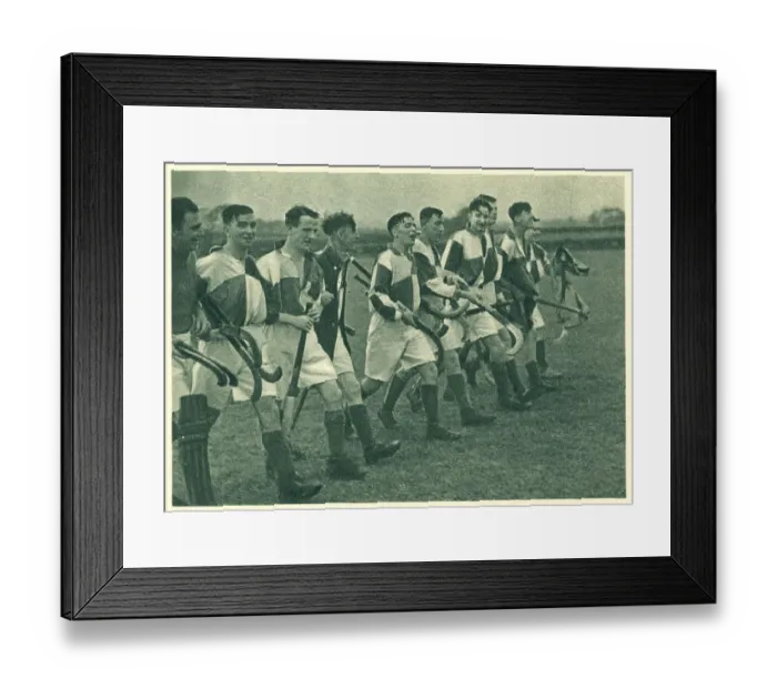 Framed Print : WW2 - R. A. F. Hockey Team Framed Print : WW2 - R. A. F. Hockey Team