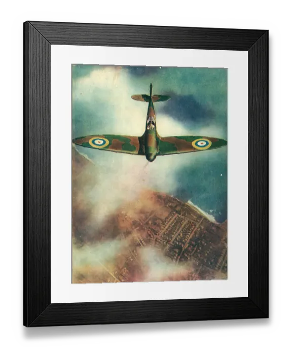 Framed Print : WW2 - British Fighter Plane Framed Print : WW2 - British Fighter Plane