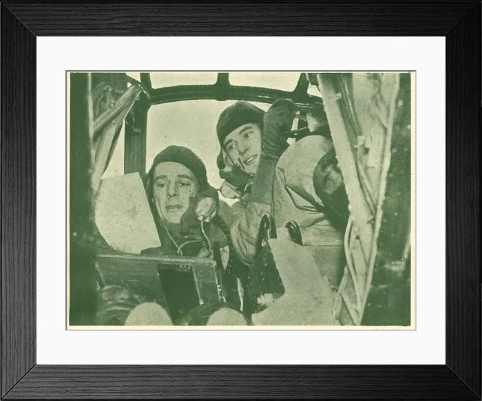 Framed Print : WW2 - Inside A Reconnaissance Plane Framed Print : WW2 - Inside A Reconnaissance Plane
