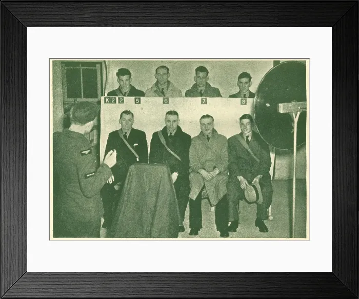 Framed Print : WW2 - R. A. F. Recruits Photographed Framed Print : WW2 - R. A. F. Recruits Photographed