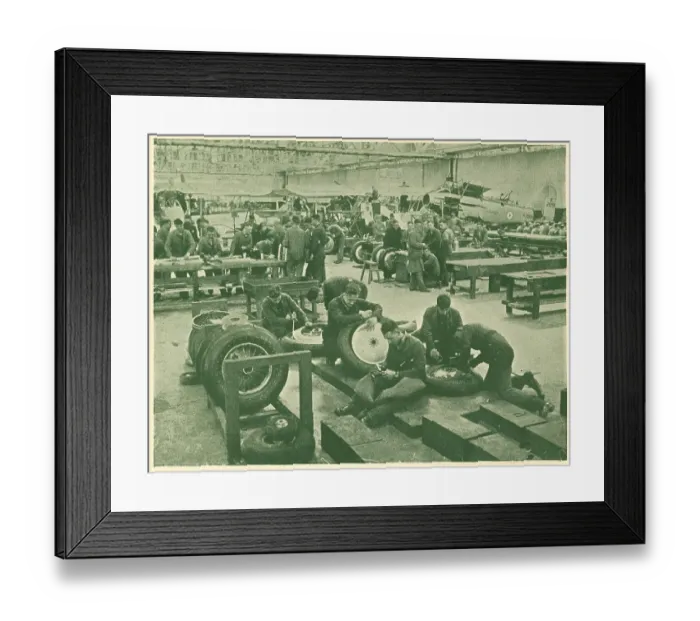 Framed Print : WW2 - R. A. F. Repairs Instruction Framed Print : WW2 - R. A. F. Repairs Instruction