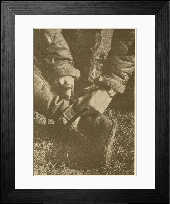 Framed Print : WW2 - R. A. F. Electrically Heated Boots Framed Print : WW2 - R. A. F. Electrically Heated Boots