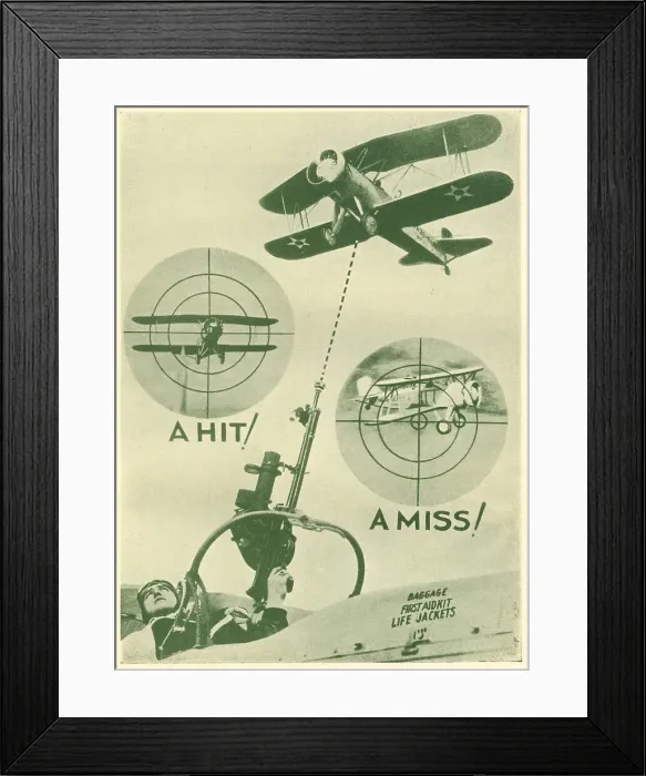 Framed Print : WW2 - How A Camera Gun Works Framed Print : WW2 - How A Camera Gun Works