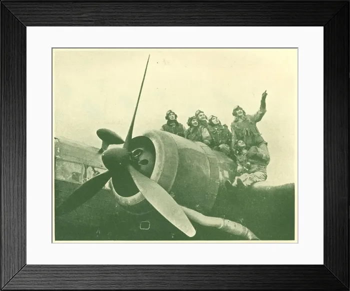 Framed Print : WW2 - R. A. F. Pilots Waiting Their Turn Framed Print : WW2 - R. A. F. Pilots Waiting Their Turn