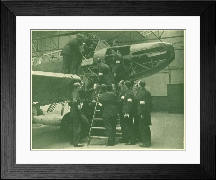 Framed Print : WW2 - R. A. F. Air Aces In The Making Framed Print : WW2 - R. A. F. Air Aces In The Making
