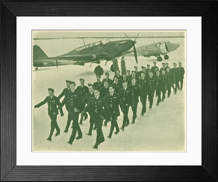 Framed Print : WW2 - Empire Training Scheme, Camp Borden Framed Print : WW2 - Empire Training Scheme, Camp Borden
