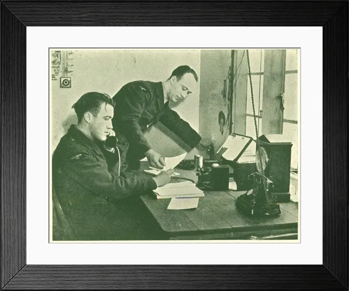 Framed Print : WW2 - R. A. F. Fighter Station Framed Print : WW2 - R. A. F. Fighter Station