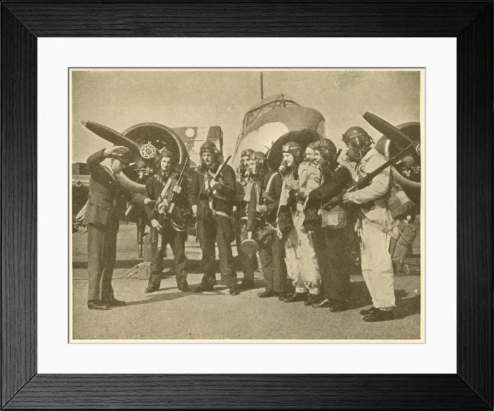 Framed Print : WW2 - R. A. F. Fighter Pilots Framed Print : WW2 - R. A. F. Fighter Pilots