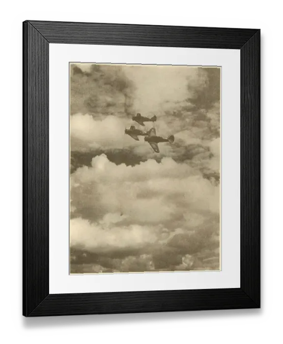 Framed Print : WW2 - Harvard Trainers In Formation Framed Print : WW2 - Harvard Trainers In Formation