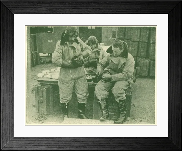 Framed Print : WW2 - Loading Machine Gun Cartridge Cases Framed Print : WW2 - Loading Machine Gun Cartridge Cases