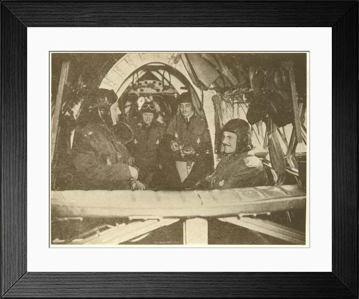 Framed Print : WW2 - R. A. F. Air Gunners Framed Print : WW2 - R. A. F. Air Gunners