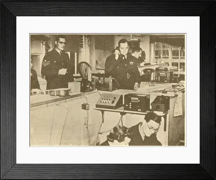 Framed Print : WW2 - Fighter Station Operations Room Framed Print : WW2 - Fighter Station Operations Room