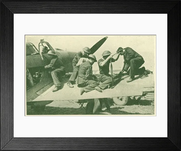 Framed Print : WW2 - Hurricane Between Flights Framed Print : WW2 - Hurricane Between Flights