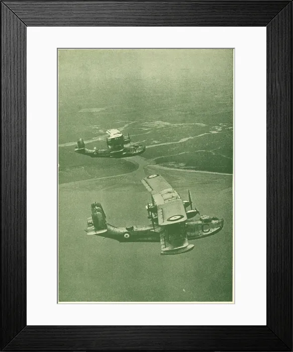 Framed Print : WW2 - R. A. F. Short Singapore Framed Print : WW2 - R. A. F. Short Singapore