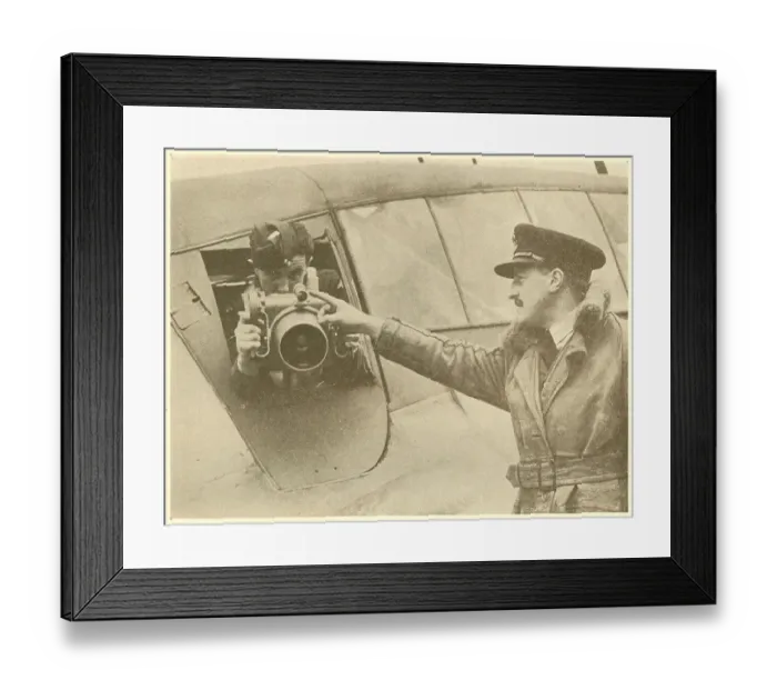Framed Print : WW2 - R. A. F Aerial Camera Instruction Framed Print : WW2 - R. A. F Aerial Camera Instruction