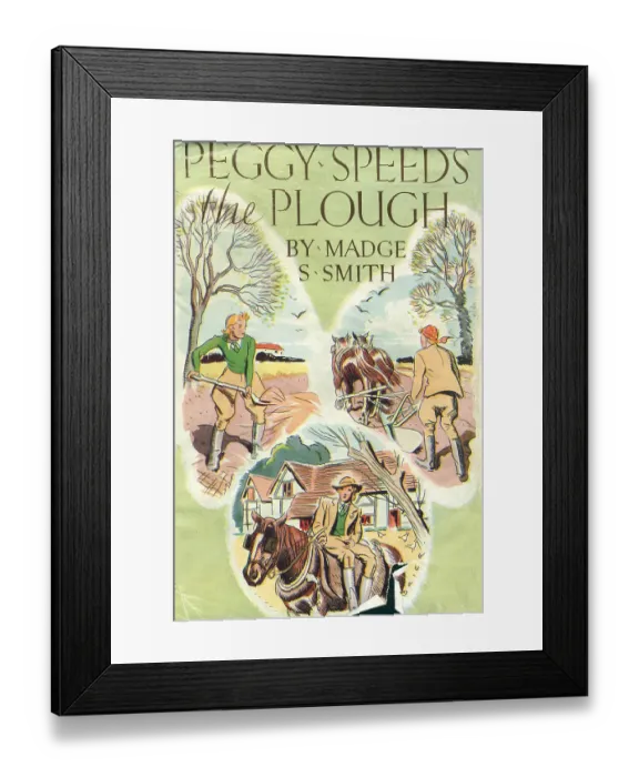 Framed Print : WW2 - Peggy Speeds The Plough Framed Print : WW2 - Peggy Speeds The Plough