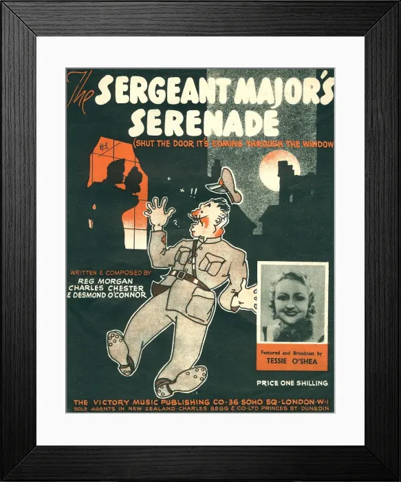 Framed Print : The Sergeant Major's Serenade