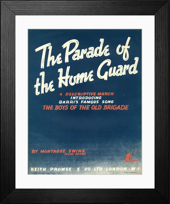 Framed Print : The Parade Of The Home Guard Framed Print : The Parade Of The Home Guard