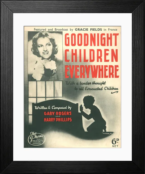 Framed Print : Goodnight Children Everywhere Framed Print : Goodnight Children Everywhere