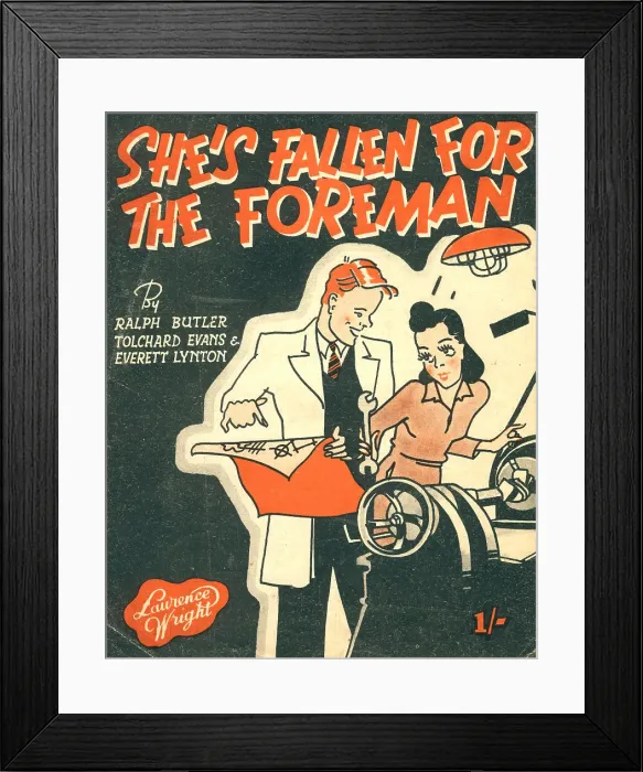 Framed Print : She's Fallen For The Foreman Framed Print : She's Fallen For The Foreman