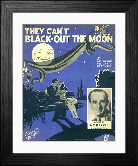 Framed Print : They Can't Black-Out The Moon Framed Print : They Can't Black-Out The Moon